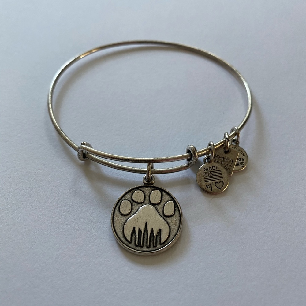 Alex and Ani Paw Charm Bracelet